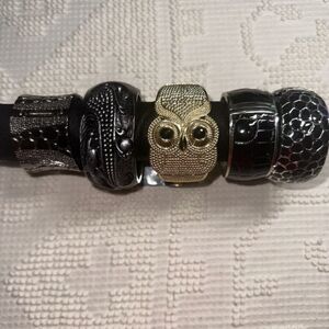 J81 Bulk Bundle of 5 Animal Themed Clamper Bracelets